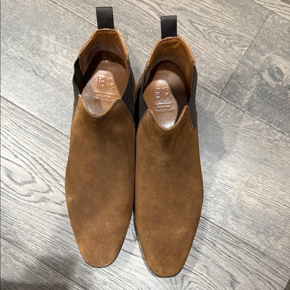 BP Men's Tan Suede Loafers